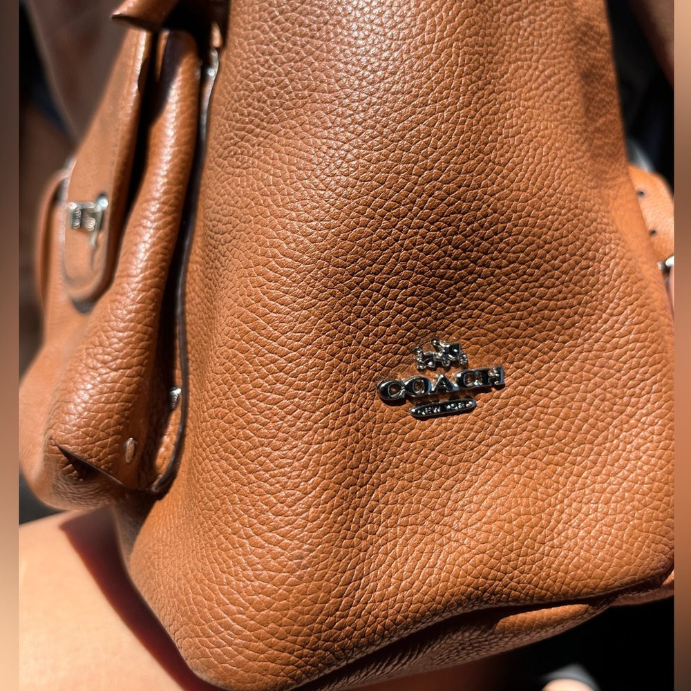 Coach Leather Backpack - Picture 2 of 9